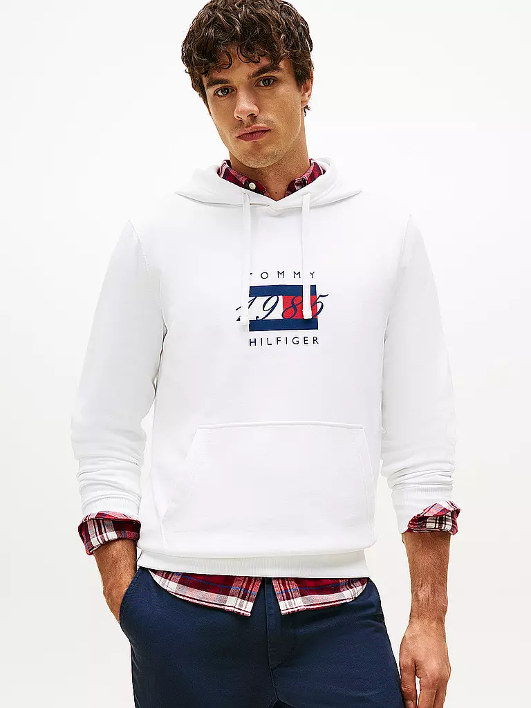 TOMMY HILFIGER | Kapuzensweater - Hoodie | schwarz