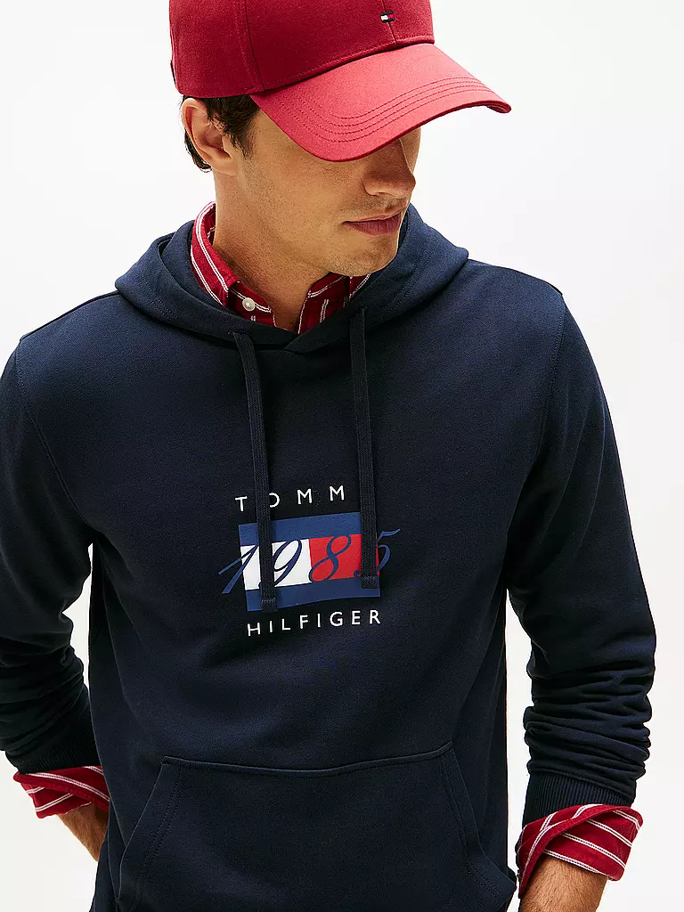 TOMMY HILFIGER | Kapuzensweater - Hoodie | schwarz