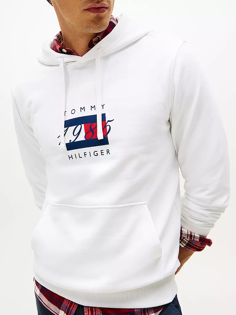TOMMY HILFIGER | Kapuzensweater - Hoodie | schwarz