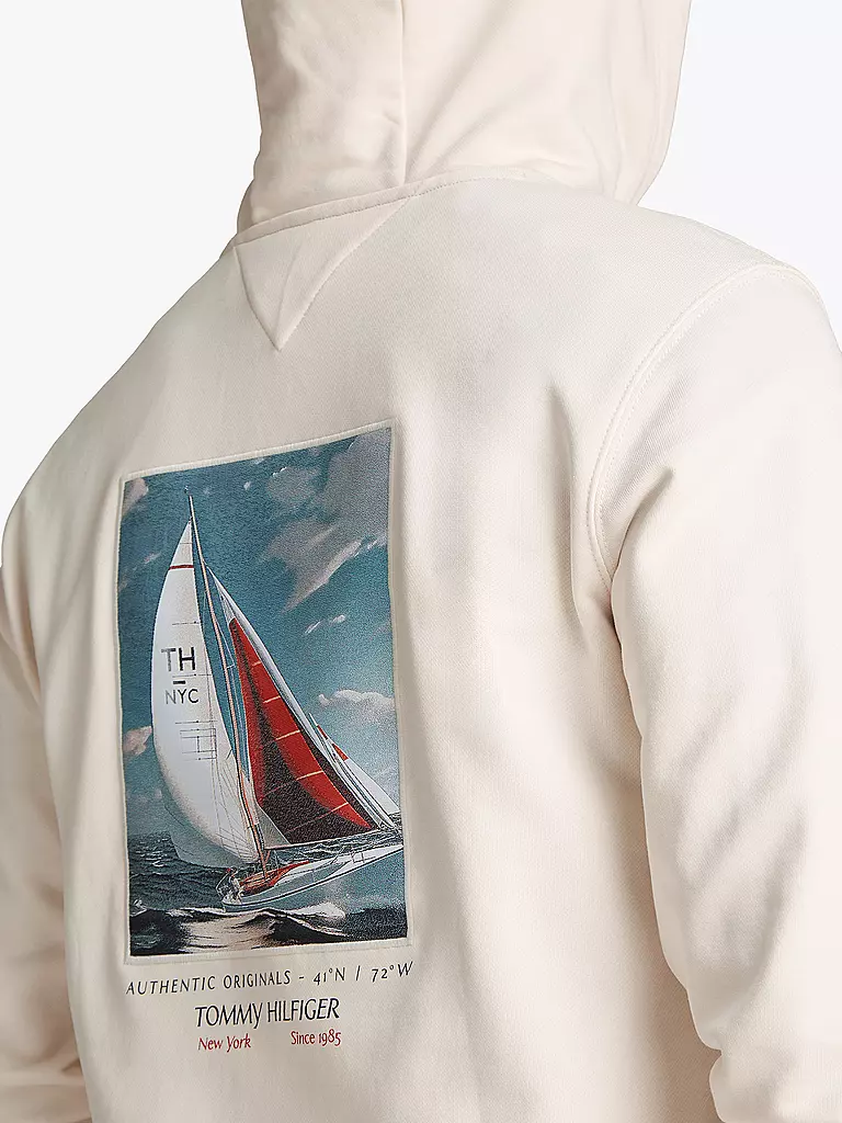 TOMMY HILFIGER | Kapuzensweater - Hoodie | creme