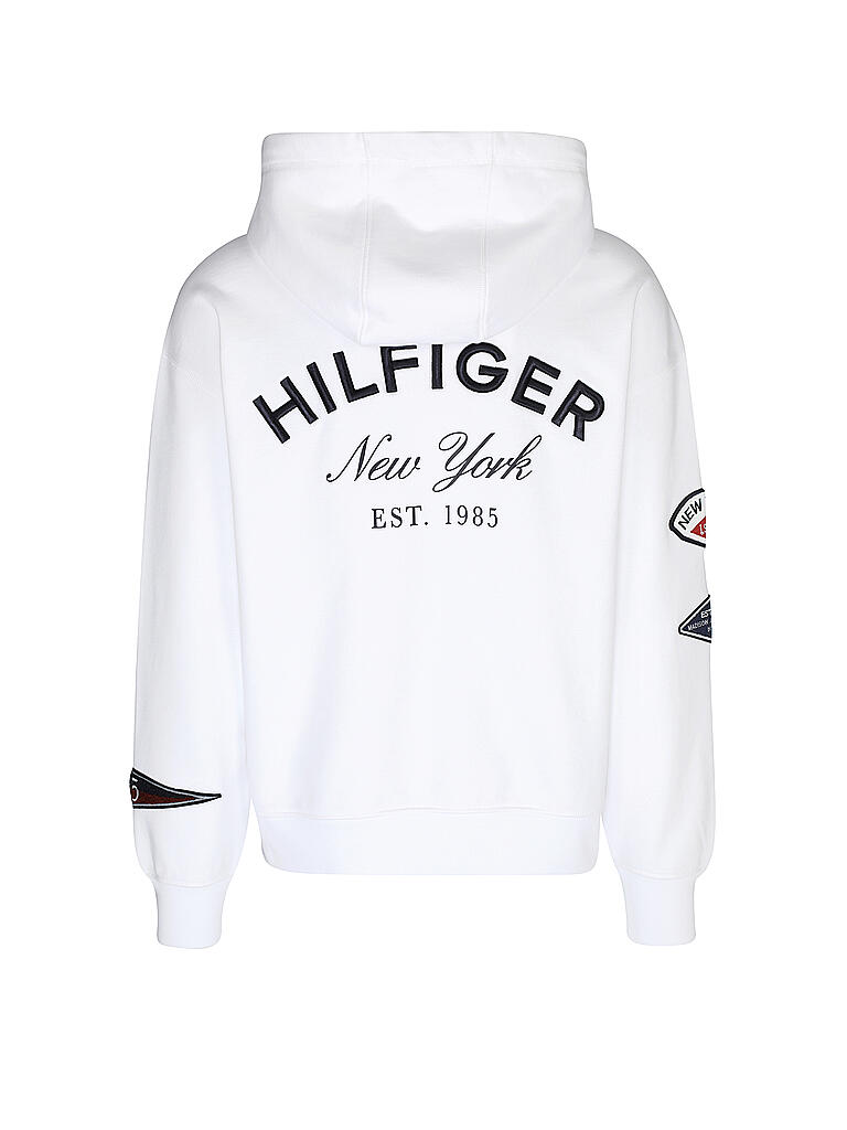 TOMMY HILFIGER | Kapuzenswetaer - Hoodie  | weiss