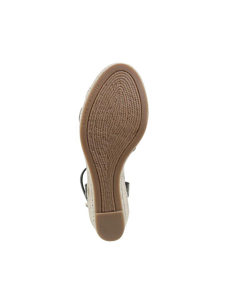 TOMMY HILFIGER | Keil-Sandaletten "Iconic Elba" | blau