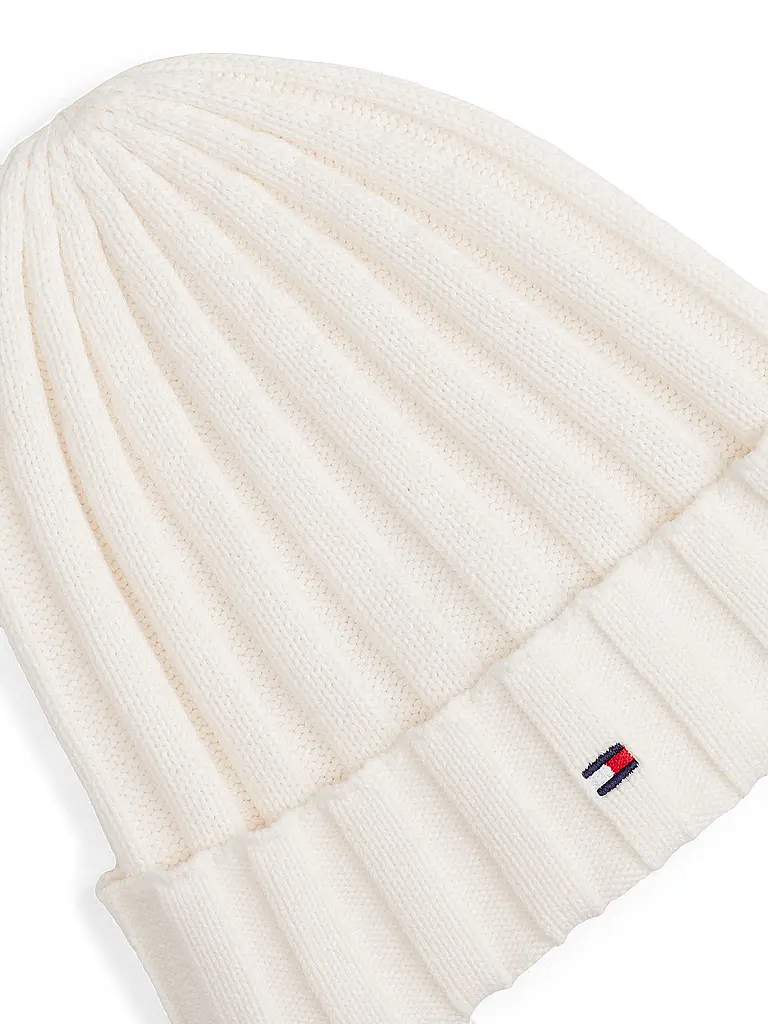 TOMMY HILFIGER | Kinder Mütze - Haube | weiss