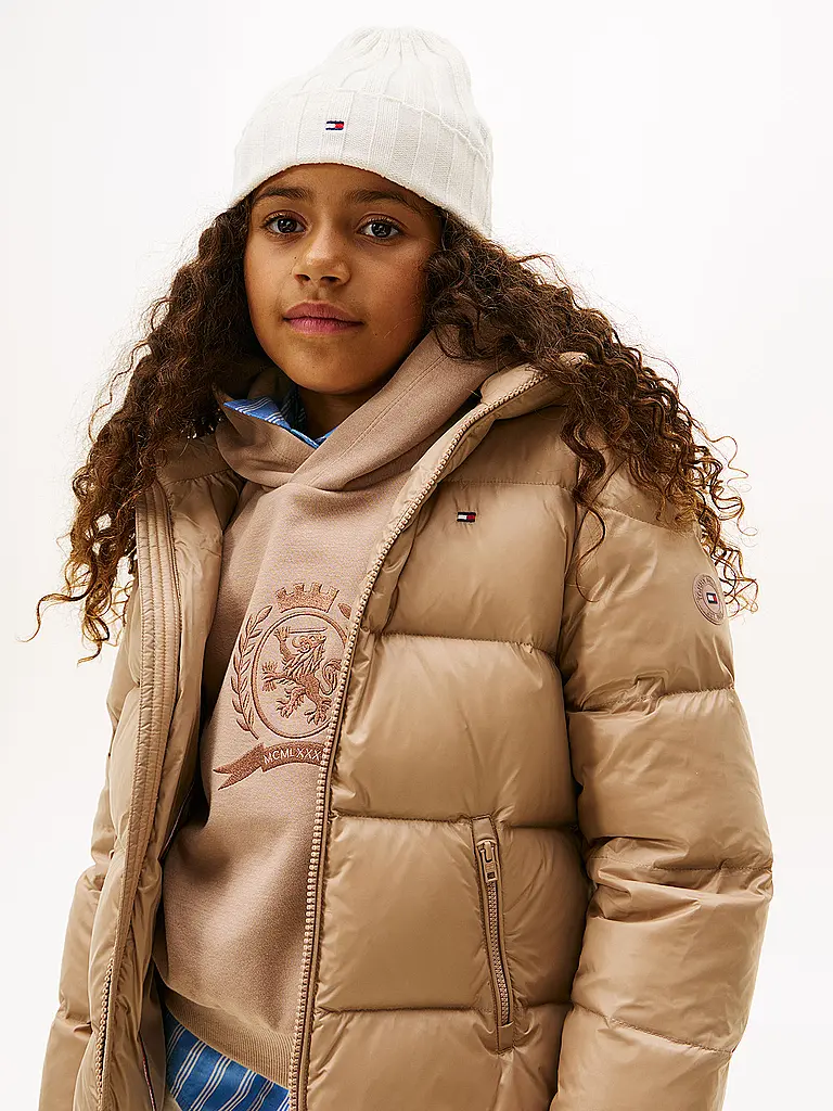 TOMMY HILFIGER | Kinder Mütze - Haube | weiss