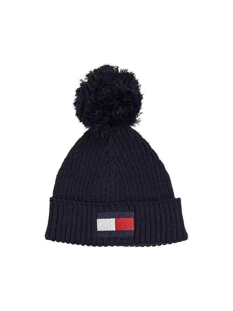 TOMMY HILFIGER | Kinder Mütze | dunkelblau