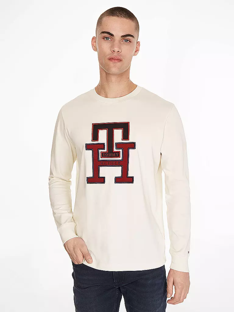 TOMMY HILFIGER | Langarmshirt  | weiss