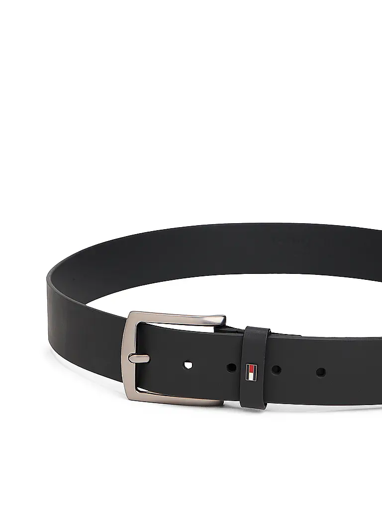 TOMMY HILFIGER | Ledergürtel | schwarz