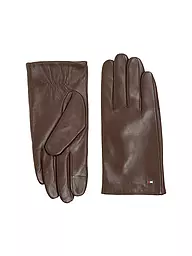 TOMMY HILFIGER | Lederhandschuhe | braun