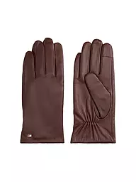 TOMMY HILFIGER | Lederhandschuhe | braun