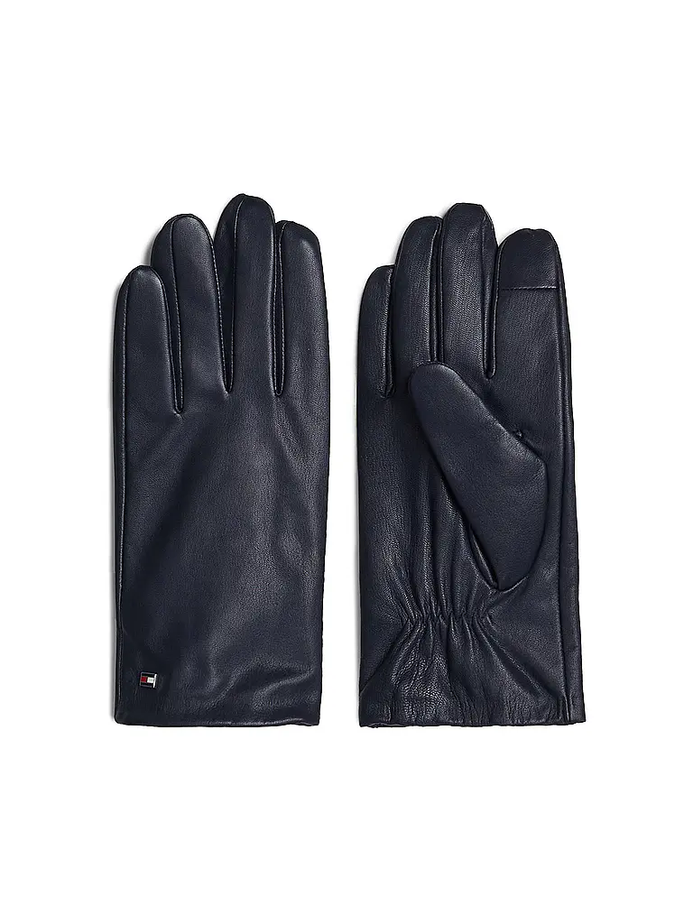TOMMY HILFIGER | Lederhandschuhe | blau