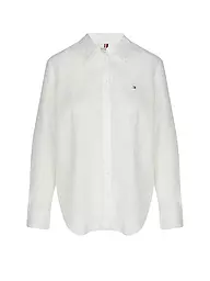 TOMMY HILFIGER | Leinenbluse | weiss