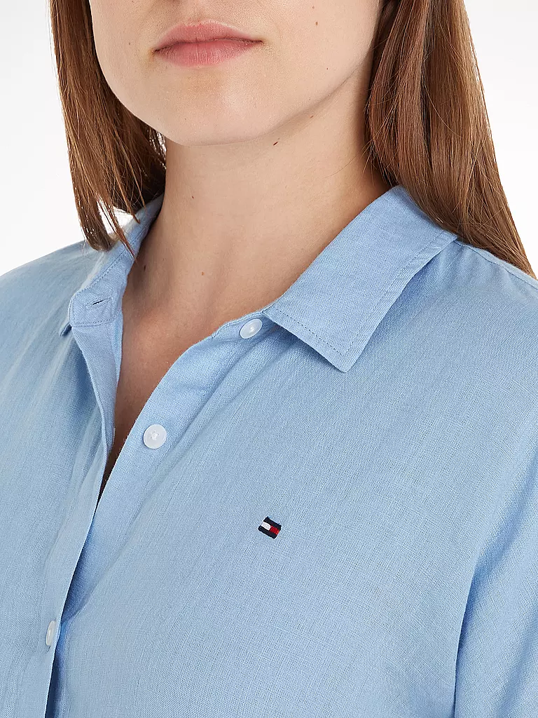 TOMMY HILFIGER | Leinenhemd | weiss