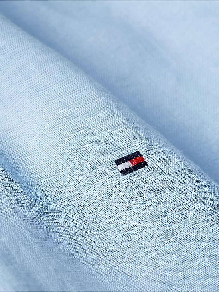 TOMMY HILFIGER | Leinenhemd | hellblau