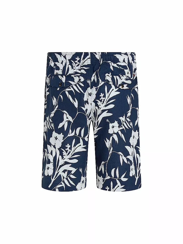 TOMMY HILFIGER | Leinenshorts HARLEM | dunkelblau