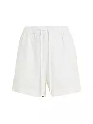 TOMMY HILFIGER | Leinenshorts | weiss