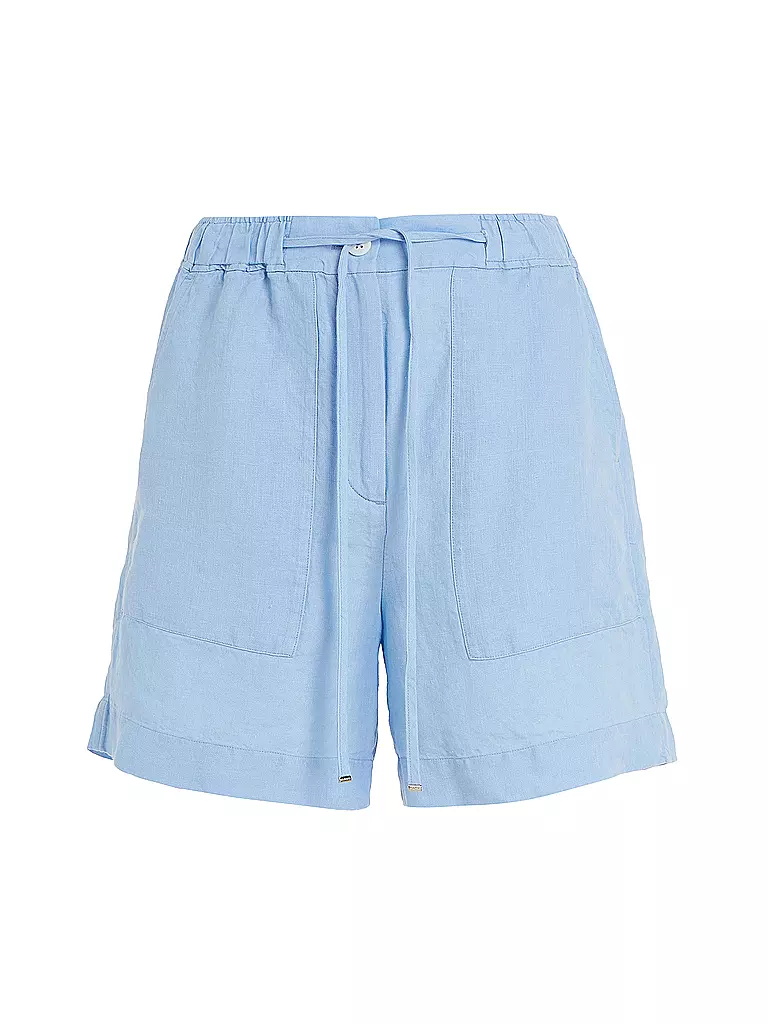 TOMMY HILFIGER | Leinenshorts | hellblau