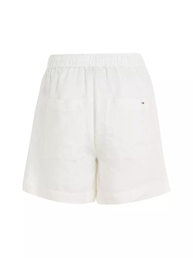 TOMMY HILFIGER | Leinenshorts | weiss