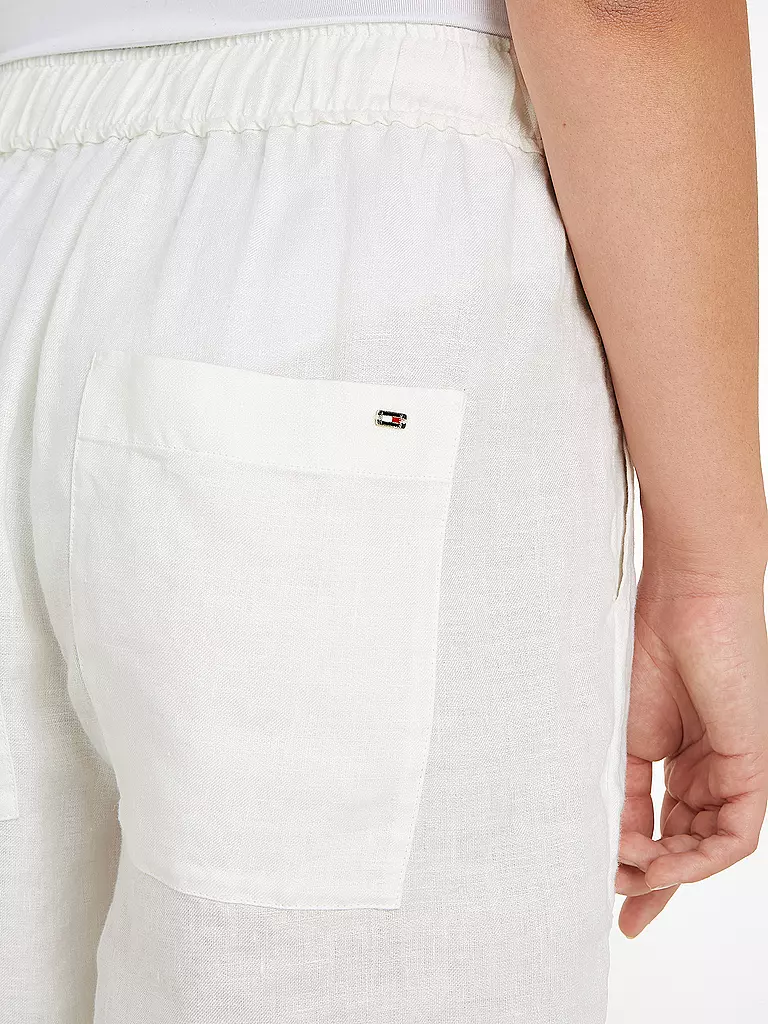 TOMMY HILFIGER | Leinenshorts | hellblau