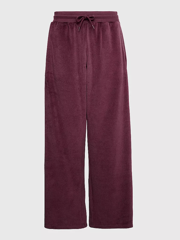 TOMMY HILFIGER | Loungewear Hose  | dunkelrot