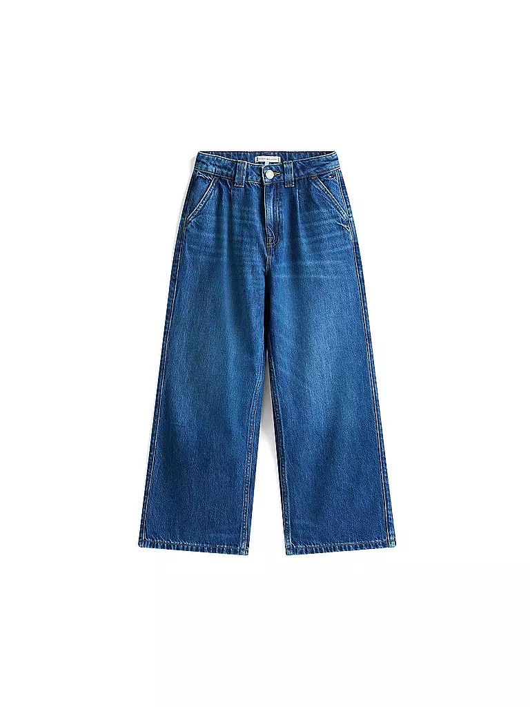 TOMMY HILFIGER | Mädchen Jeans Wide Fit  | dunkelblau