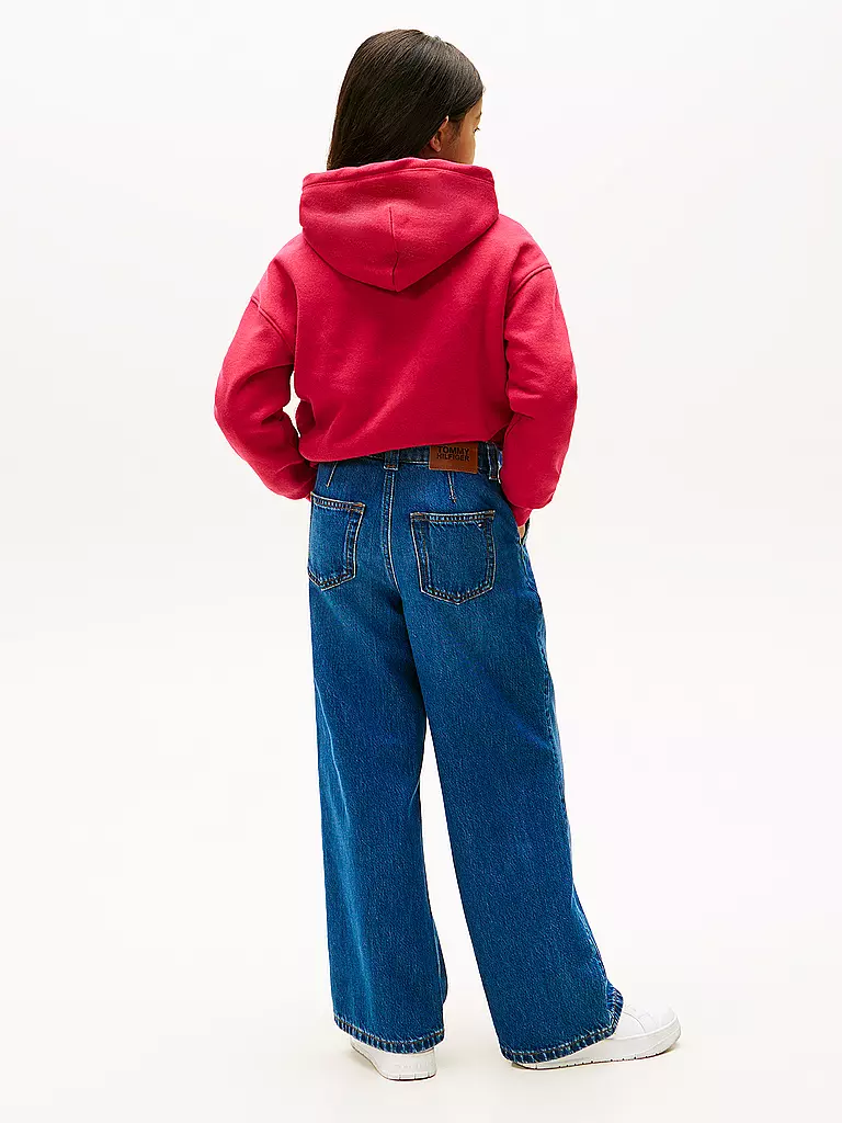 TOMMY HILFIGER | Mädchen Jeans Wide Fit | dunkelblau