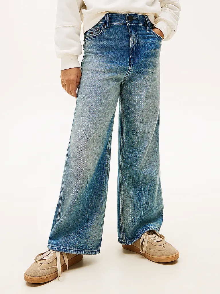 TOMMY HILFIGER | Mädchen Jeans Wide Fit | 