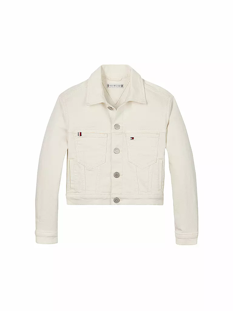 TOMMY HILFIGER | Mädchen Jeansjacke | weiss
