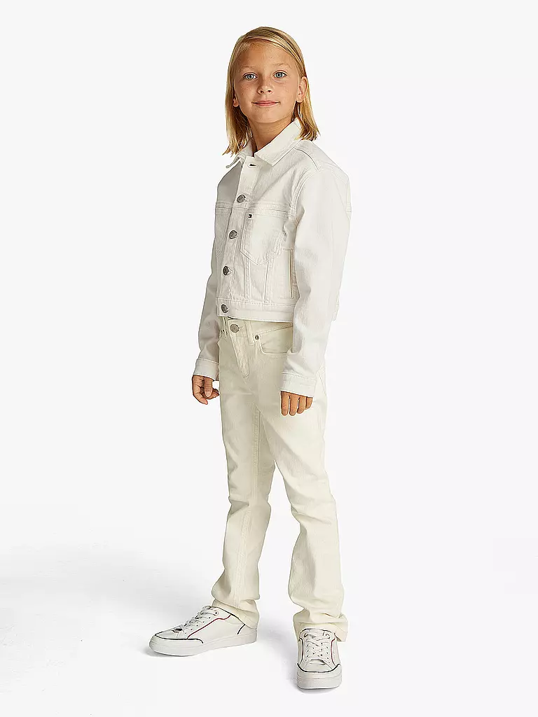 TOMMY HILFIGER | Mädchen Jeansjacke | weiss