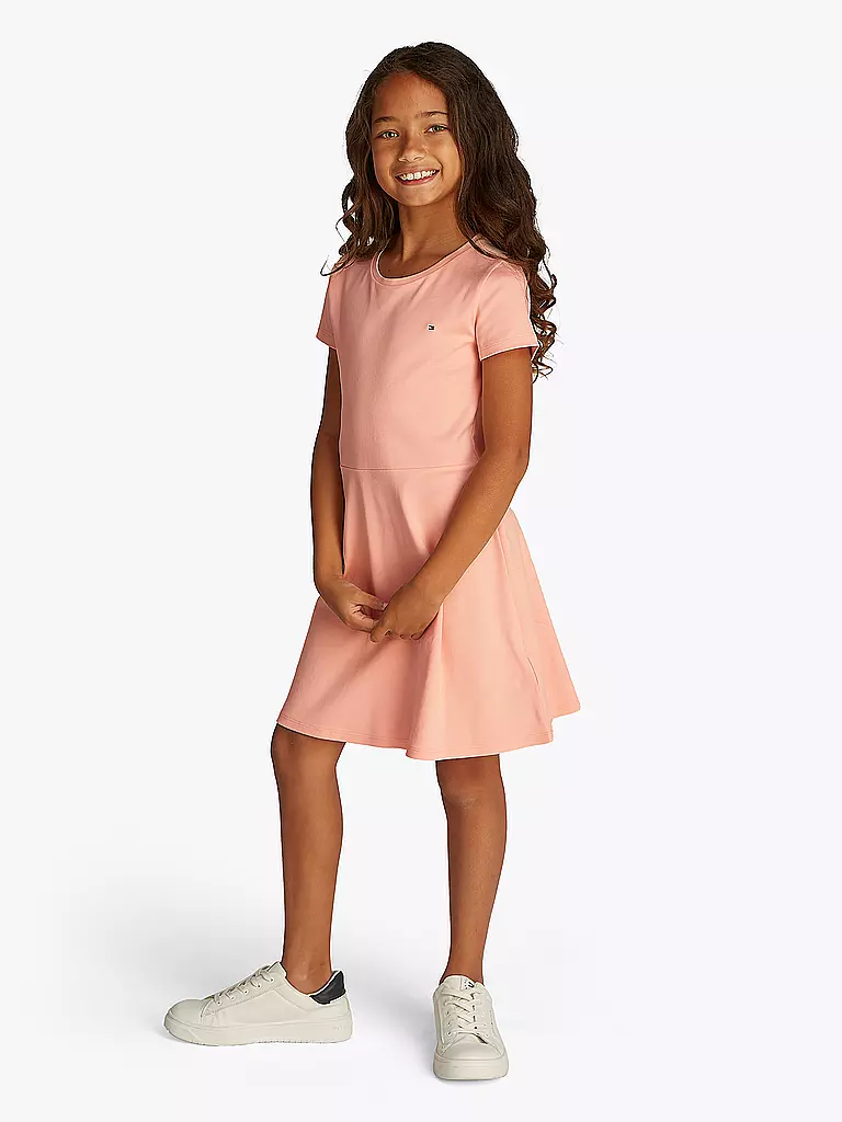 TOMMY HILFIGER | Mädchen Kleid  | koralle