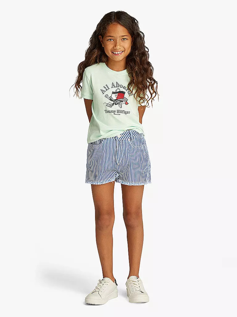 TOMMY HILFIGER | Mädchen Shorts HARPER | hellblau