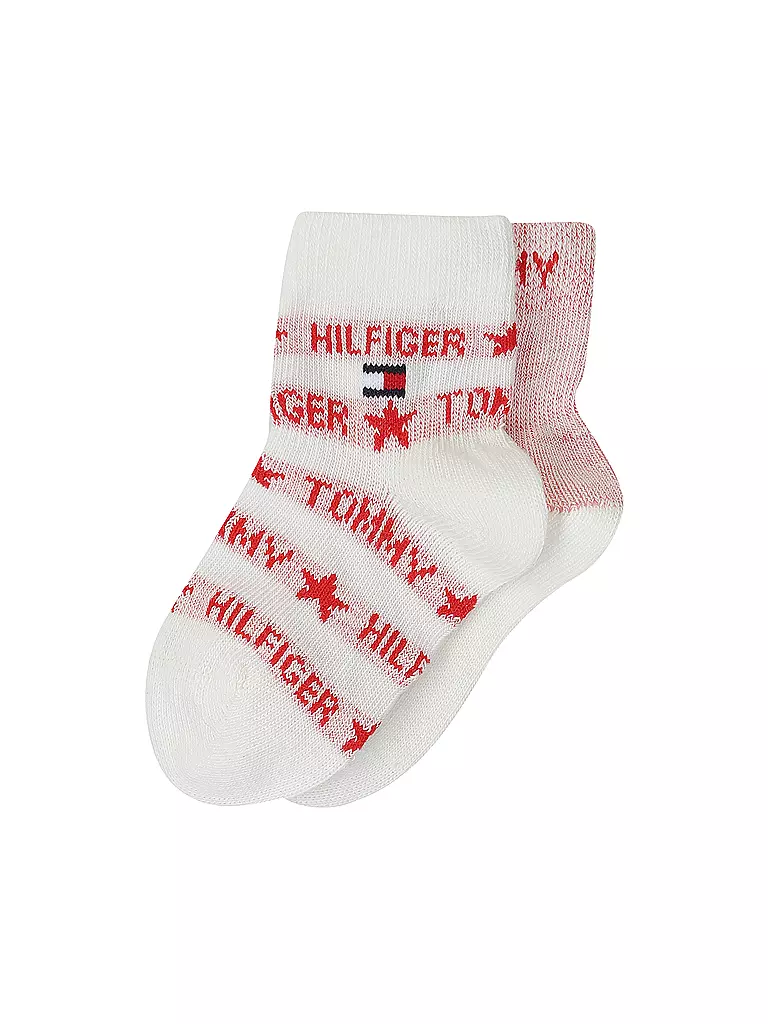 TOMMY HILFIGER | Mädchen Socken 2er Pkg red | rot