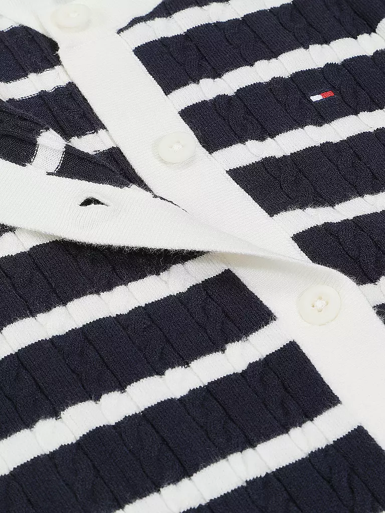 TOMMY HILFIGER | Mädchen Strickjacke  | dunkelblau