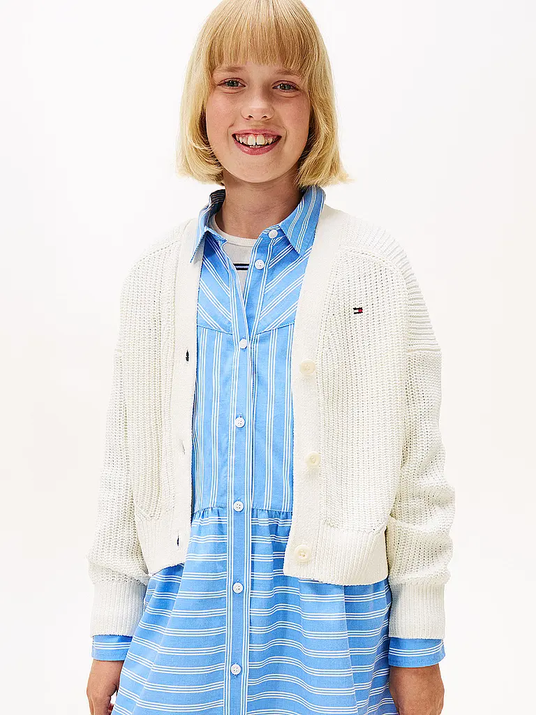 TOMMY HILFIGER | Mädchen Strickjacke CHENILLE | 