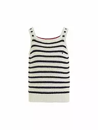 TOMMY HILFIGER | Mädchen Stricktop  | Creme