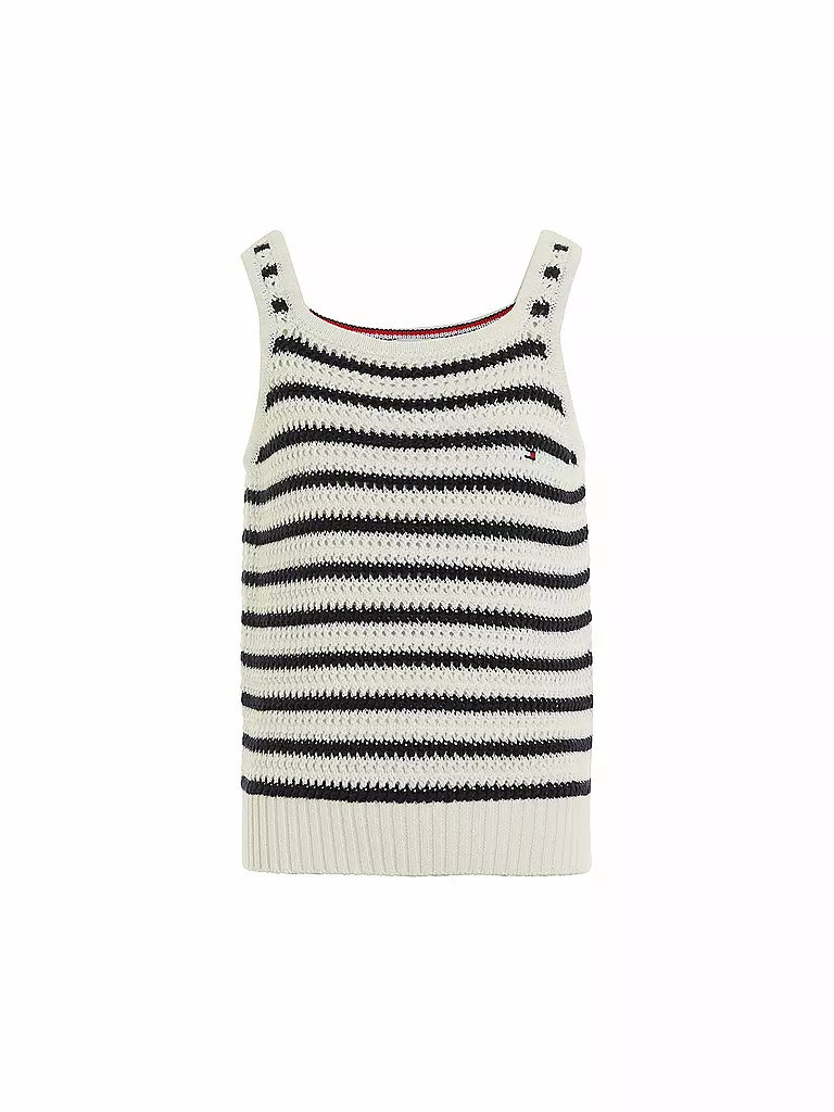 TOMMY HILFIGER | Mädchen Stricktop  | creme