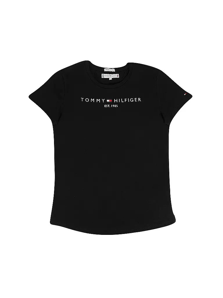 TOMMY HILFIGER | Mädchen T Shirt ESSENTIAL | schwarz