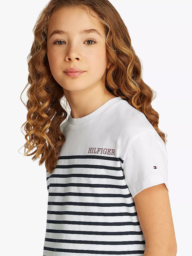 TOMMY HILFIGER | Mädchen T-Shirt | weiss