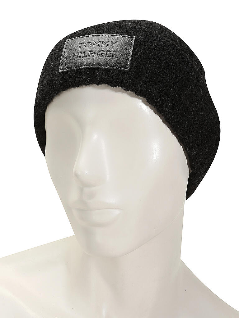 TOMMY HILFIGER | Mütze - Haube  | schwarz