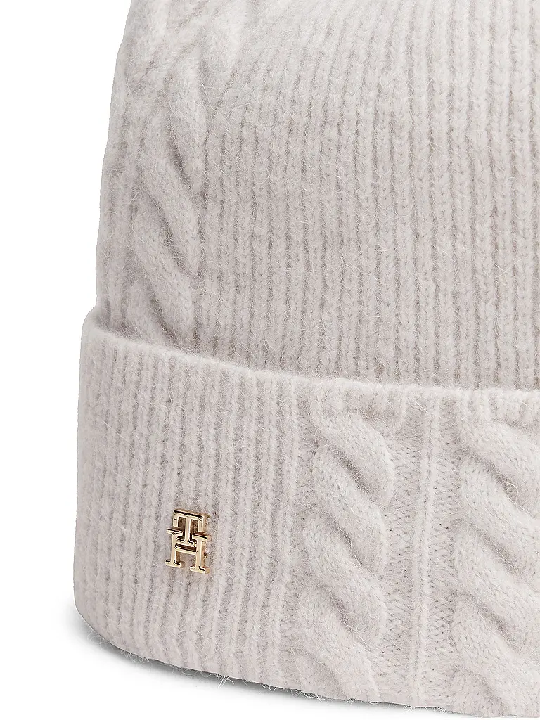 TOMMY HILFIGER | Mütze - Haube  | hellgrau