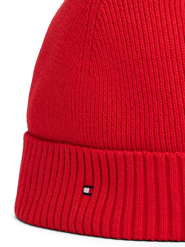 TOMMY HILFIGER | Mütze - Haube  | rot