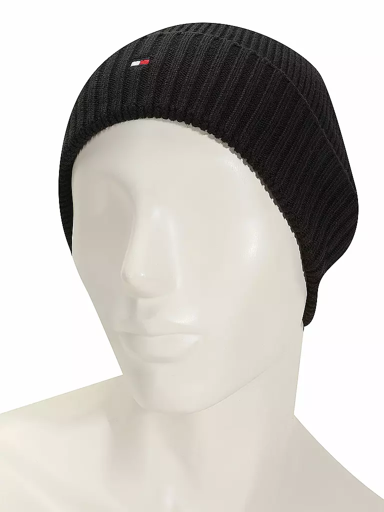 TOMMY HILFIGER | Mütze - Haube ESSENTIAL  | schwarz