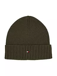 TOMMY HILFIGER | Mütze - Haube ESSENTIAL  | olive