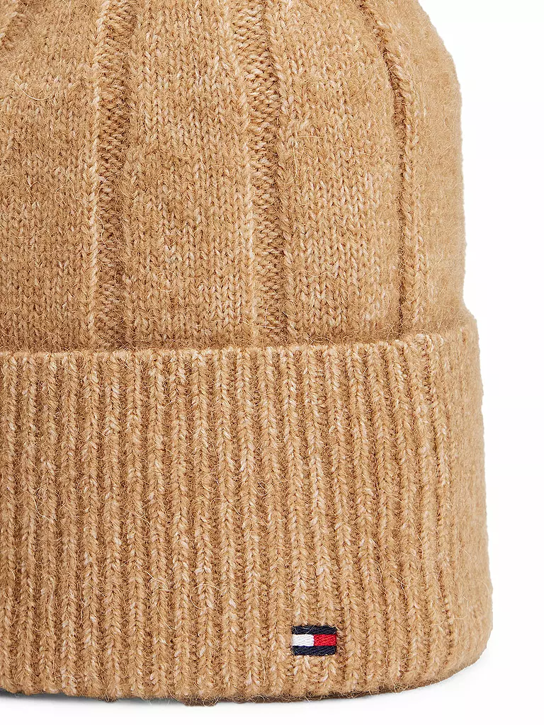TOMMY HILFIGER | Mütze - Haube | hellbraun