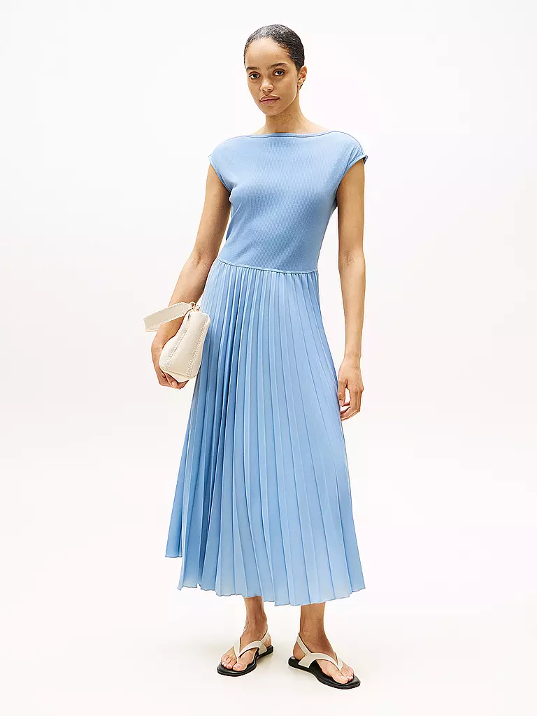 TOMMY HILFIGER | Midikleid  | blau