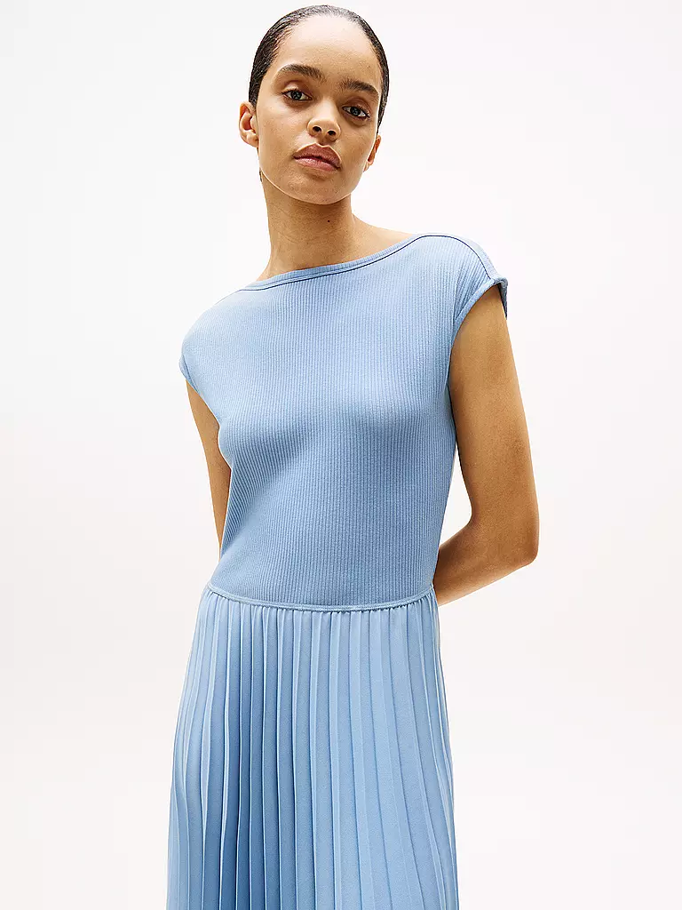 TOMMY HILFIGER | Midikleid  | blau