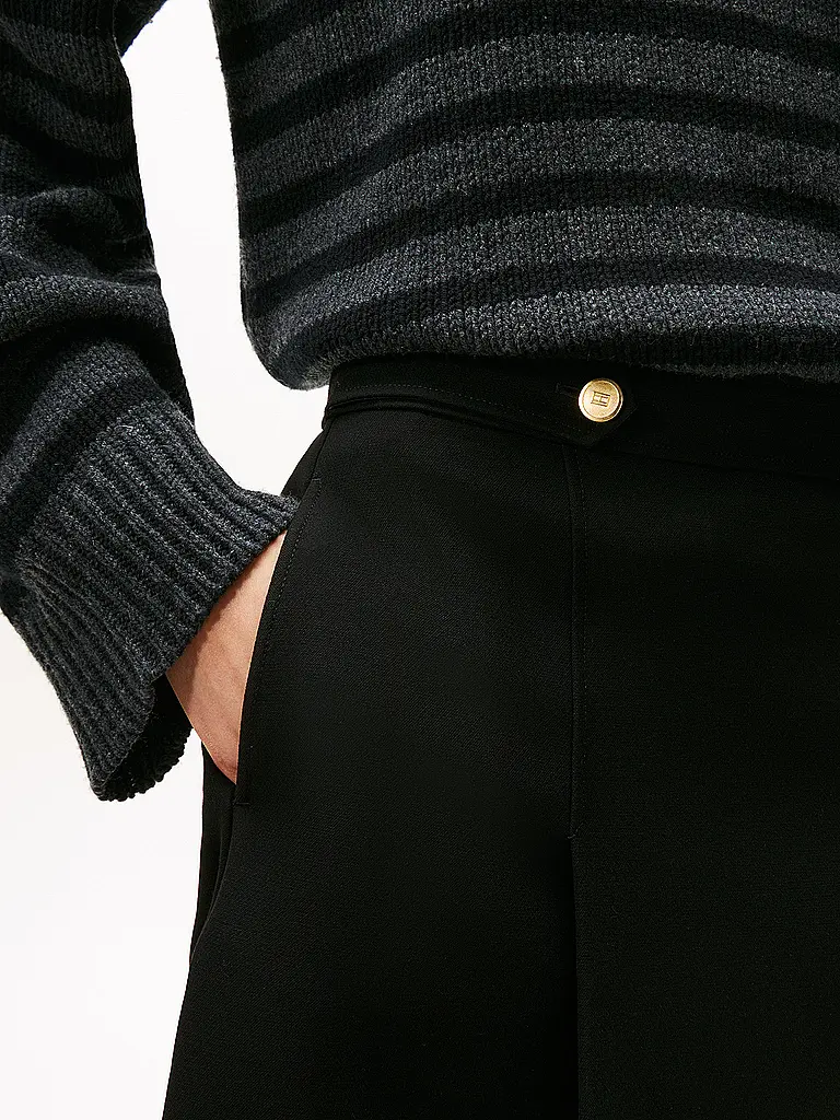 TOMMY HILFIGER | Midirock  | schwarz
