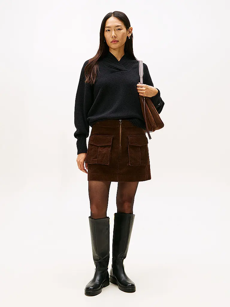 TOMMY HILFIGER | Minirock  | braun