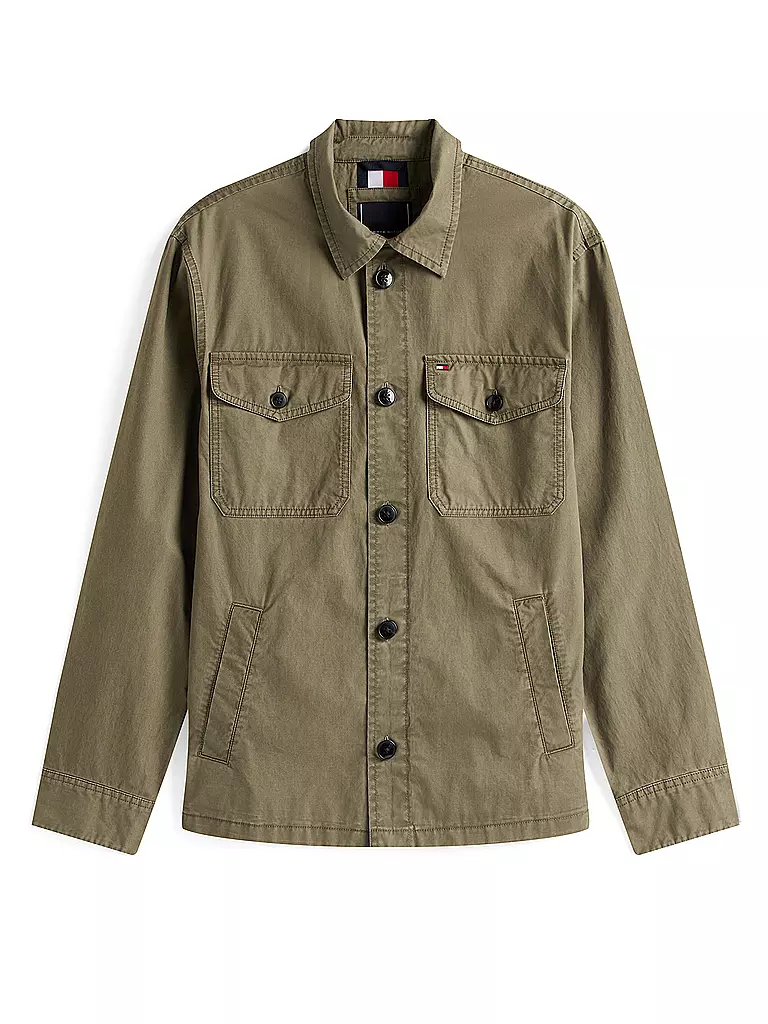 TOMMY HILFIGER | Overshirt  | olive