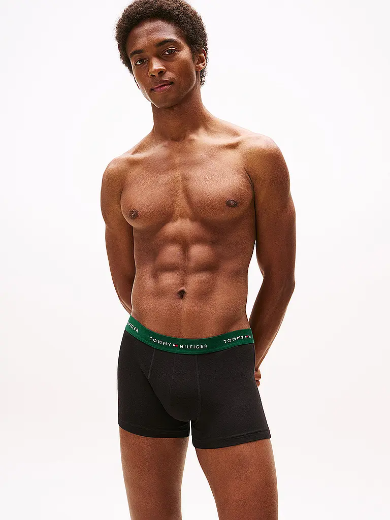 TOMMY HILFIGER | Pants 3er Pkg. gold | Schwarz