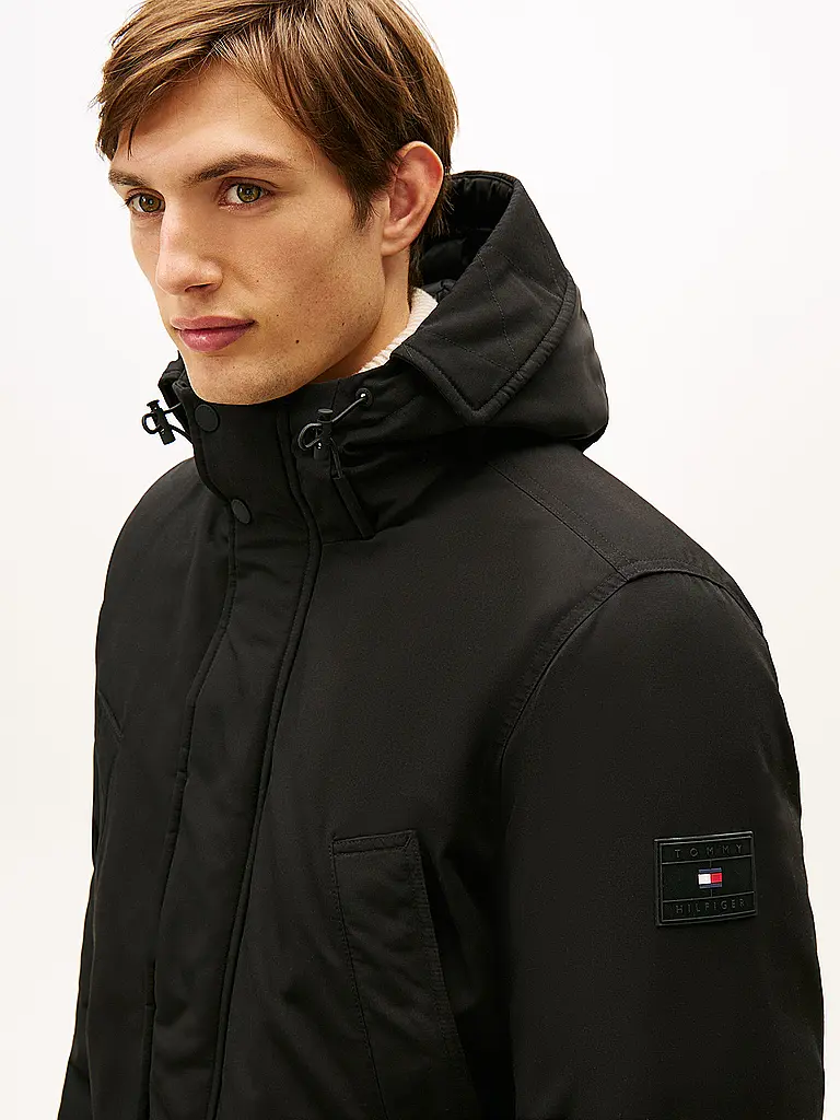 TOMMY HILFIGER | Parka | schwarz
